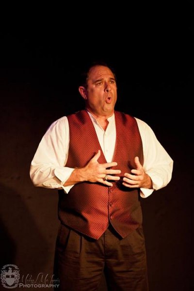 Lemoore's Jay Salyer belts out a tune from Les Miz