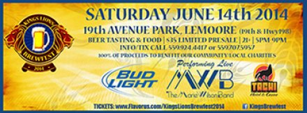 Kings Lions Club begins ticket sales for June 14 Brewfest in Lemoore 19th Avenue Park Kings Lions Club begins ticket sales for June 14 Brewfest in Lemoore 19th Avenue Park