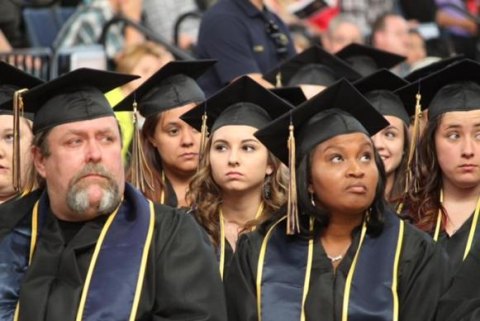 Photo from a previous WHC commencement.