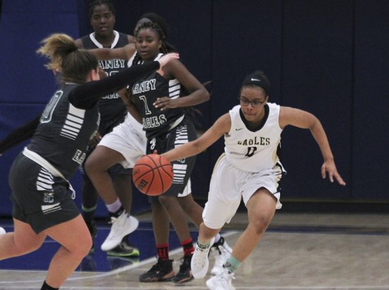 Tiffany Smith, in this photo from last season, is back with the Lady Golden Eagles as they began play this past weekend.