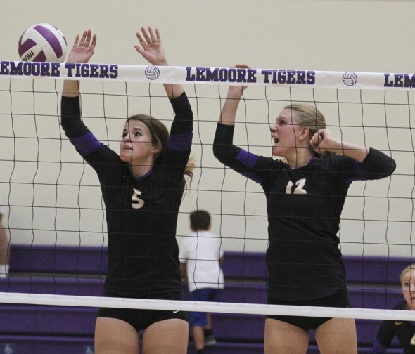 Dulany Jones and Bailey Kerby helped lead Lemoore to a sweep of Sierra Pacific on Tuesday.