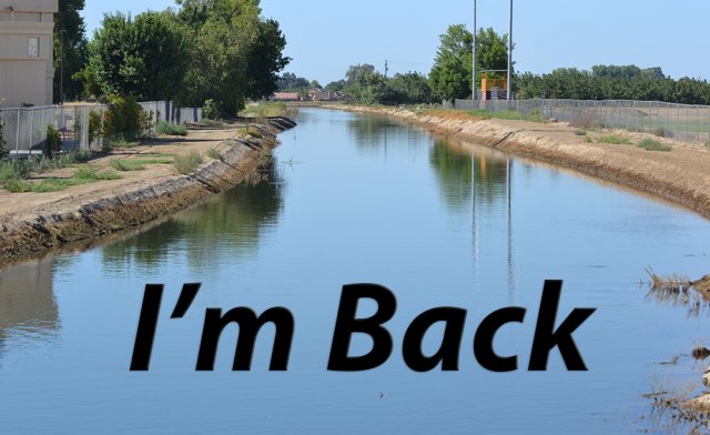 Kings County: Water flowing in canals and rivers in and around Lemoore